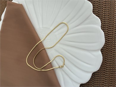 Vip Gold 50 Cm İnce S Sıralı Kolye
