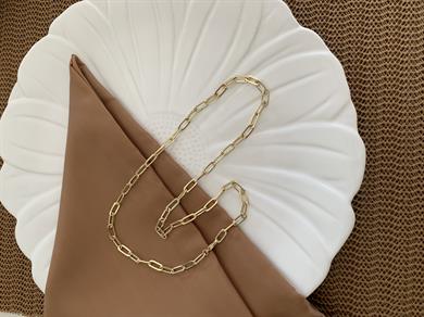 Vip Gold 54 Cm Ataç Zincirli Kolye