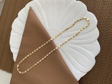 Vip Gold 55 Cm Ezme Düğüm Zincirli Kolye