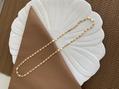 Vip Gold 55 Cm Ezme Düğüm Zincirli Kolye