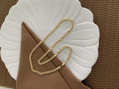 Vip Gold 60 Cm Arpa Zincirli Kolye