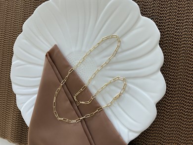 Vip Gold 60 Cm Ataç Zincirli Kolye