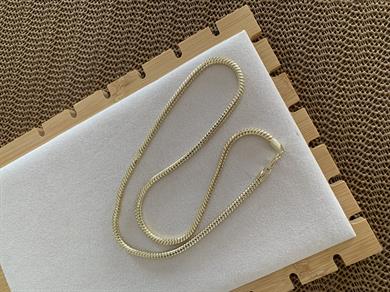 Vip Gold 60 Cm Boru S Sıralı Zincir Kolye