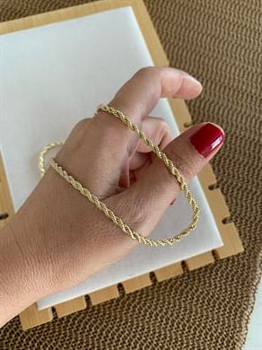 Vip Gold 60 Cm Burgu Zincir Kolye