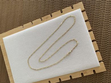 Vip Gold 60 Cm İç İçe Geçme İnce Klasik Zincirli Kolye