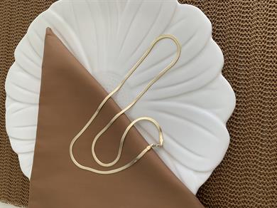 Vip  Gold 60 Cm İnce 1mm İtalyan Zincir Kolye