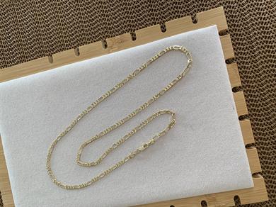 Vip Gold 60 Cm İnce İç İçe Geçme Klasik Zincirli Kolye