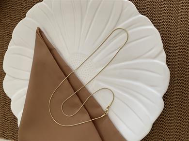 Vip Gold 60 Cm İnce Küp İtalyan Kolye