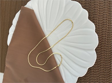 Vip Gold 60 Cm İnce S Sıralı Kolye