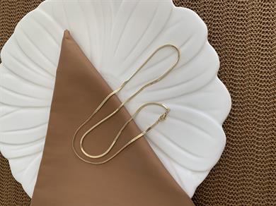 Vip Gold 60 Cm İnce Sert Küp İtalyan Zincirli Kolye