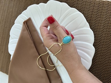 Vip Gold 60 Cm Küp İtalyan Zincir Frize Taşlı Kolye