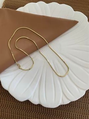 Vip Gold 60 Cm Küp İtalyan Zincirli Kolye