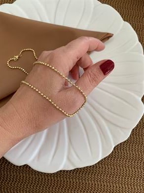 Vip Gold 60 Cm Pırıltılı Orta Boy Disko Top Kolye