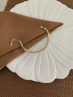 Vip Gold Arpa Zincir Bileklik