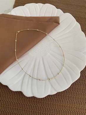 Vip Gold Badem Sıralı Cocher Kolye