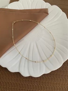 Vip Gold Badem Sıralı Cocher Kolye