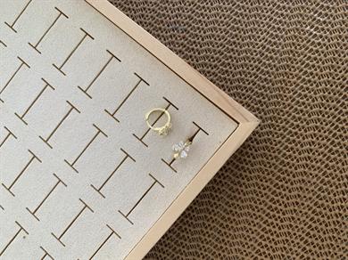 Vip Gold Baget Taşlı Fiyonk Küçük Halka Küpe