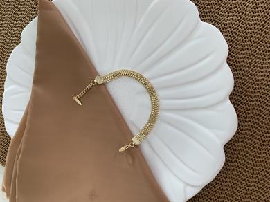 Vip Gold Dört Sıra Hasır Bileklik