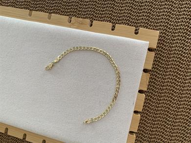 Vip Gold İç İçe Geçme İnce Klasik Zincir Bileklik