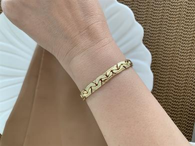 Vip Gold İç İçe Geçme S Sıralı Bileklik