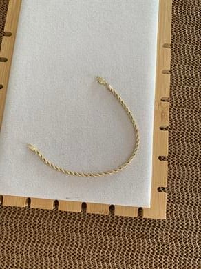 Vip Gold İnce Burgu Zincir Bileklik