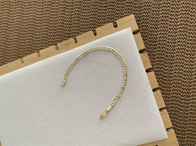 Vip Gold İnce İç İçe Geçme Klasik Zincir Bileklik