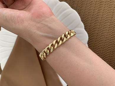 Vip Gold  Kesme Zincirli Gurmet Bileklik