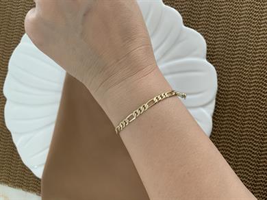 Vip Gold İnce Klasik Zincir Bileklik