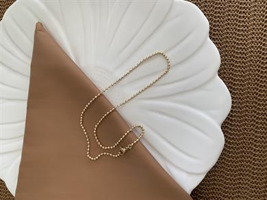 Vip Gold İnce Mini Dorika Kolye