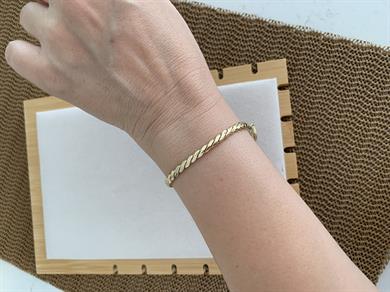 Vip Gold İnce S Zincir Bileklik