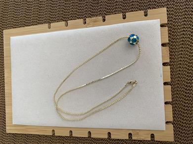 Vip Gold İnce S Zincirli Dünya Kolye