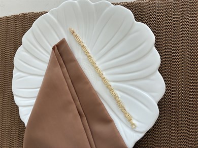 Vip Gold Kalın S Sıralı Marka Bileklik
