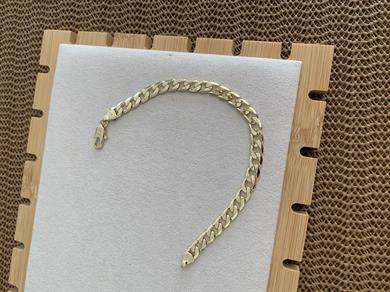 Vip Gold Orta Klasik Zincirli Bileklik 