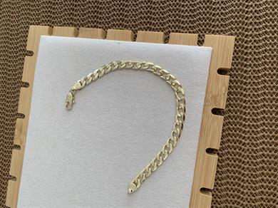 Vip Gold Orta Klasik Zincirli Bileklik 