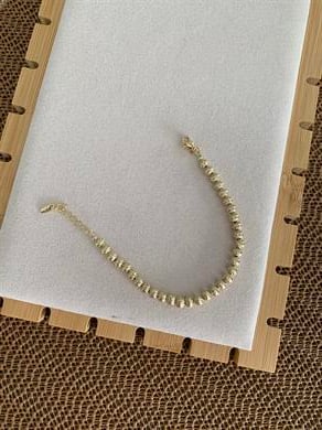 Vip Gold Pırıltı Büyük Dorika Sıralı Bileklik