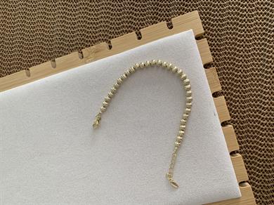 Vip Gold Pırıltı Büyük Dorika Sıralı Bileklik