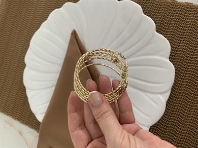 Vip Gold Pırıltılı Bileklik