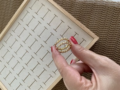 Vip Gold Dorika Halka Küpe