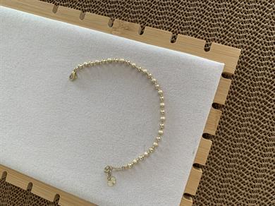 Vip Gold Pırıltılı Dorika Zincir Bileklik