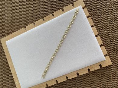 Vip Gold Plaka Düğme Sıralı Bileklik 