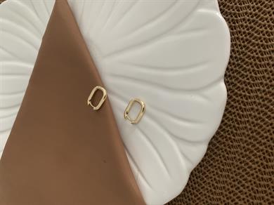 Vip Gold Plaka U Küpe