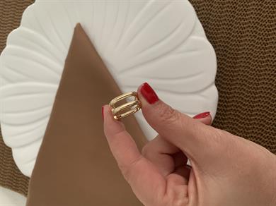 Vip Gold Plaka U Küpe