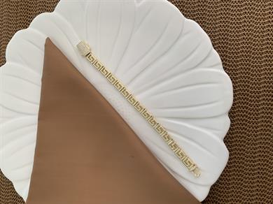 Vip Gold S Sıralı Zirkon Taşlı Tasarım Gurmet Bileklik