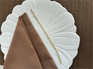 Vip Gold Zirkon Taşlı Bileşen Yıldız Tasarım Bileklik