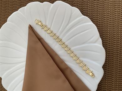 Vip Gold Zirkon Taşlı Çubuk Sıralı Tasarım Bileklik