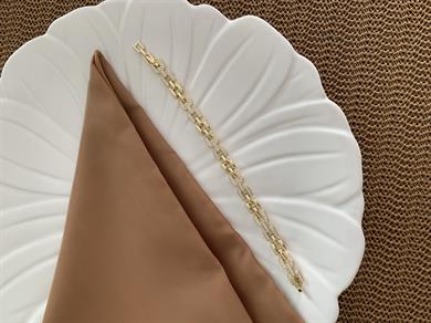 Vip Gold Zirkon Taşlı İç İçe Geçme U Sıralı Bileklik