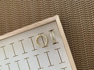 Vip Gold Zirkon Taşlı S Sıralı Halka Küpe