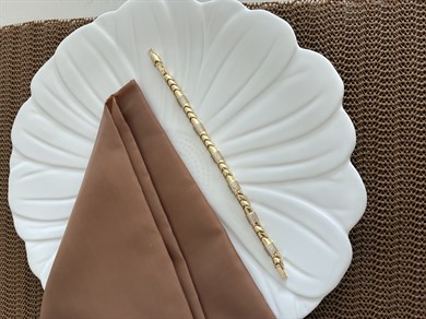 Vip Gold Zirkon taşlı Yılan Derisi Detaylı Bileklik