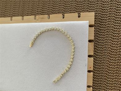 Vip Gold Zirkon Taşlı Yıldız Sıralı Bileklik 