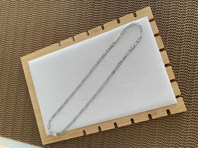 Vip Gümüş İç İçe Geçme Klasik Zincirli Kolye